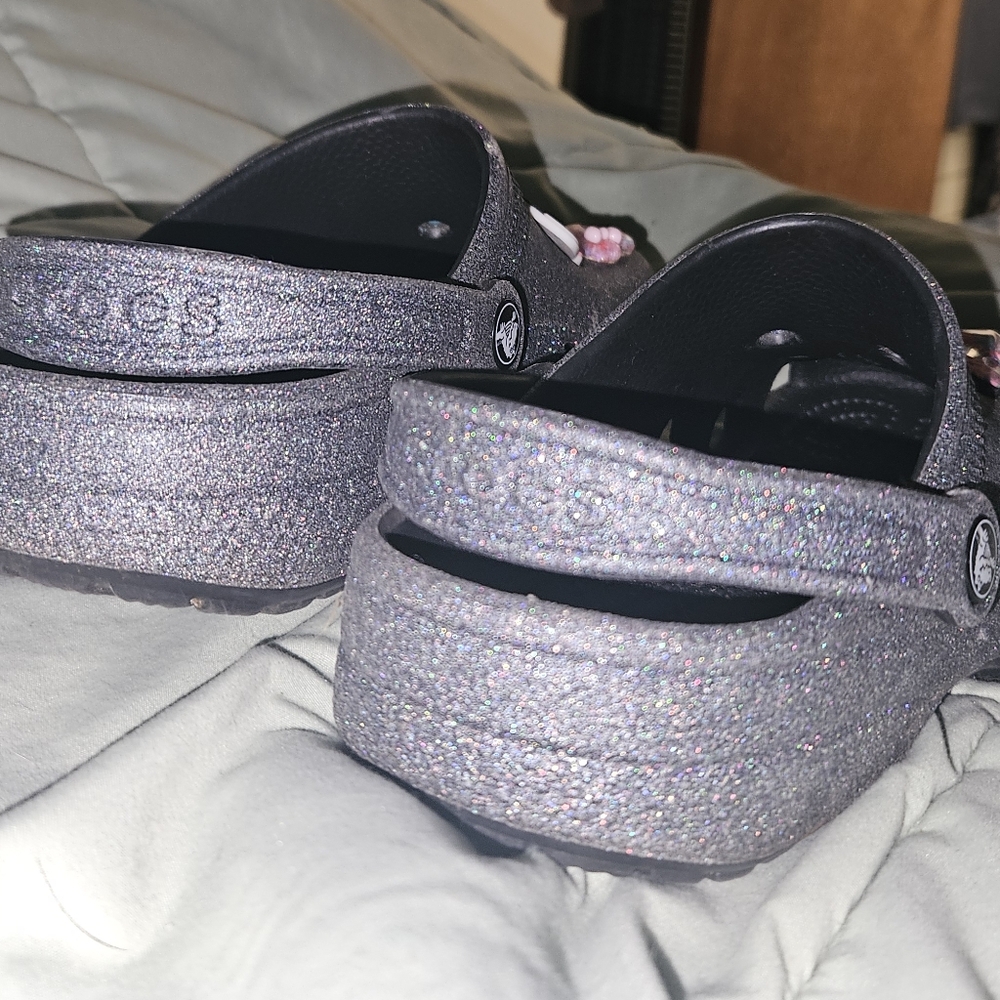 Classic glitter II crocs
